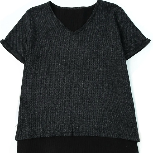 Oversized Waffle Knit Top - Picture 4 of 13